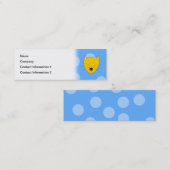 Carte De Visite Mini Chant de chat (Devant / Derrière)