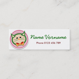 Carte De Visite Mini Chat