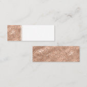 Carte De Visite Mini Cheetah Léopard noir Peau de Cheetah Léopard Impri (Devant / Derrière)