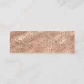 Carte De Visite Mini Cheetah Léopard noir Peau de Cheetah Léopard Impri (Dos)