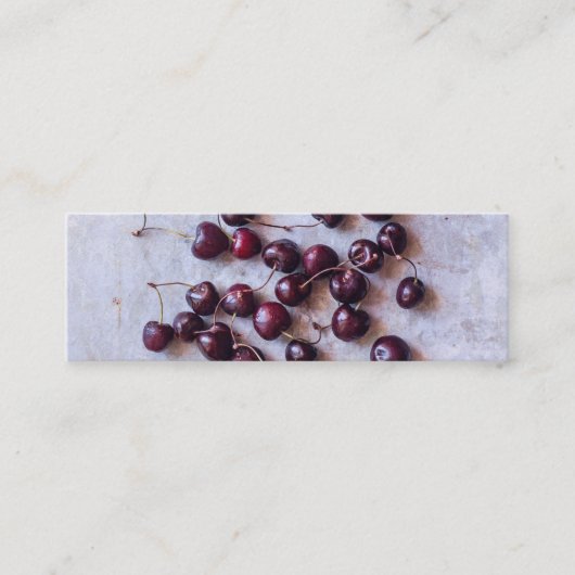 Carte De Visite Mini Cherries (Devant)