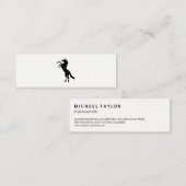 Carte De Visite Mini Cheval (Devant / Derrière)