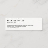 Carte De Visite Mini Cheval (Dos)