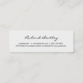 Carte De Visite Mini Chevauchement orange (Dos)