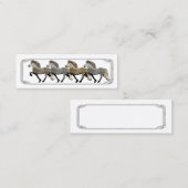 Carte De Visite Mini Chevaux islandais Astrid (Devant / Derrière)