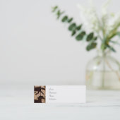 Carte De Visite Mini Chevaux occidentaux de pays sur les cadeaux en (Debout devant)