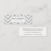 Carte De Visite Mini Chevron contemporain (Devant / Derrière)