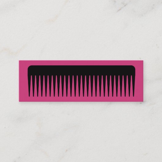 Carte De Visite Mini Chic coiffeur (Devant)