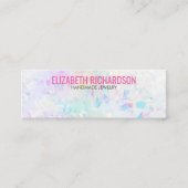 Carte De Visite Mini Chic Quartz Crystal Rainbow Porte-Bijoux (Devant)