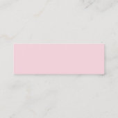 Carte De Visite Mini Chic Sphynx Cat Groomer Parties scintillant rose (Dos)