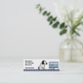 Carte De Visite Mini Chien et chat de garde d'enfants d'animal familier (Debout devant)