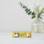 Carte De Visite Mini Chien Walker Chat Pet Sitter Service Moderne (Debout devant)