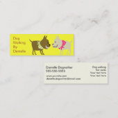 Carte De Visite Mini Chiens dans des affaires de soin des animaux (Devant / Derrière)