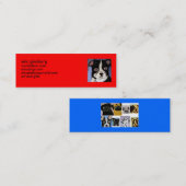 Carte De Visite Mini chiens par le ginsburg d'Éric (Devant / Derrière)