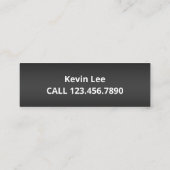 Carte De Visite Mini Chiropraticien (Dos)