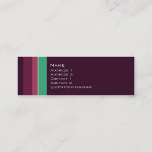 Carte De Visite Mini Choisit • No. 0008