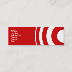 Carte De Visite Mini Cible