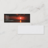 Carte De Visite Mini Ciel brûlant… (Devant / Derrière)