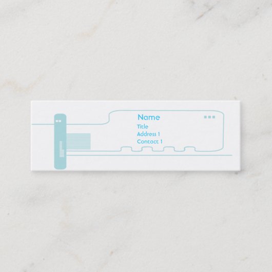 Carte De Visite Mini Circuit - maigre (Devant)