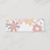 Carte De Visite Mini Ciseaux ornementaux de cigogne d'oiseau cousant (Dos)