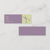Carte De Visite Mini Ciseaux - Séché (Devant / Derrière)