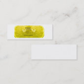 Carte De Visite Mini Citron frais (Devant / Derrière)