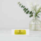 Carte De Visite Mini Citron frais (Debout devant)