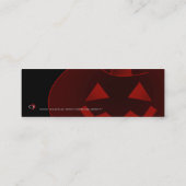 Carte De Visite Mini Citrouille Halloween 002 (Dos)