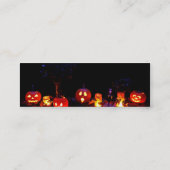Carte De Visite Mini Citrouilles de Halloween (Dos)