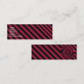 Carte De Visite Mini classique de nerf de boeuf (Devant / Derrière)