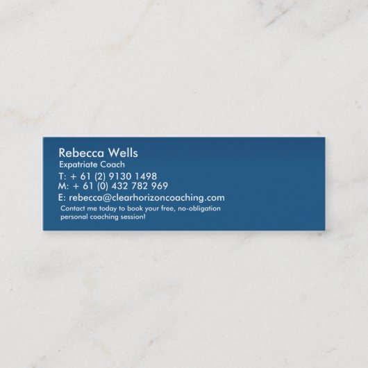 Carte De Visite Mini Clear_hORIZON_temp (Devant)