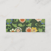 Carte De Visite Mini Cloisonne Chine Patter Asiatique Oriental (Dos)