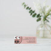 Carte De Visite Mini Cochon mignon (Debout devant)