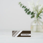 Carte De Visite Mini COCONUT rétro (Debout devant)