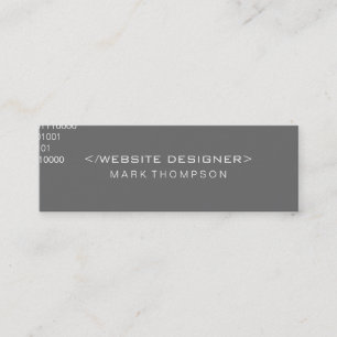 Carte De Visite Mini Codage