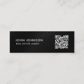 Carte de visite mini Code QR (Devant)