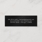 Carte de visite mini Code QR (Dos)