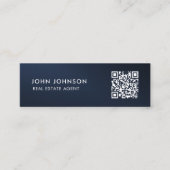Carte de visite mini Code QR (Devant)