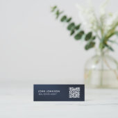 Carte de visite mini Code QR (Debout devant)