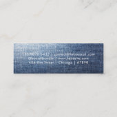 Carte de visite mini Code QR (Dos)