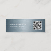Carte de visite mini Code QR (Devant)