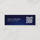 Carte de visite mini Code QR (Devant)