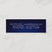 Carte de visite mini Code QR (Dos)