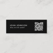 Carte de visite mini Code QR (Devant)