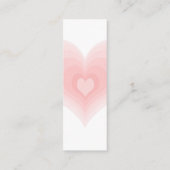 Carte De Visite Mini Coeur (Dos)