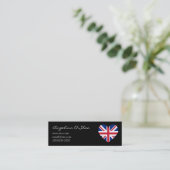 Carte De Visite Mini Cœur britannique (Debout devant)