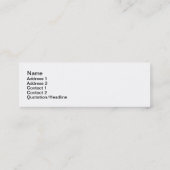 Carte De Visite Mini Coeurs en HTML (Dos)