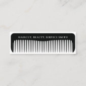 Carte De Visite Mini Coiffeur professionnel Peigne de coiffure moderne  (Devant)