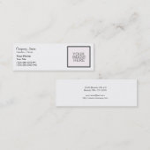 Carte De Visite Mini Commencez à partir de l'éraflure ! (Devant / Derrière)