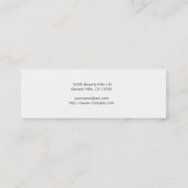 Carte De Visite Mini Commencez à partir de l'éraflure ! (Dos)